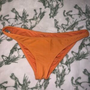 Billabong Peach Ribbed Bikini Bottoms